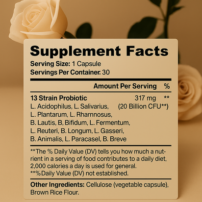 RELÚVE Gut Health Probiotic